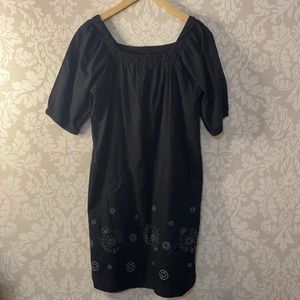 Black casual black dress